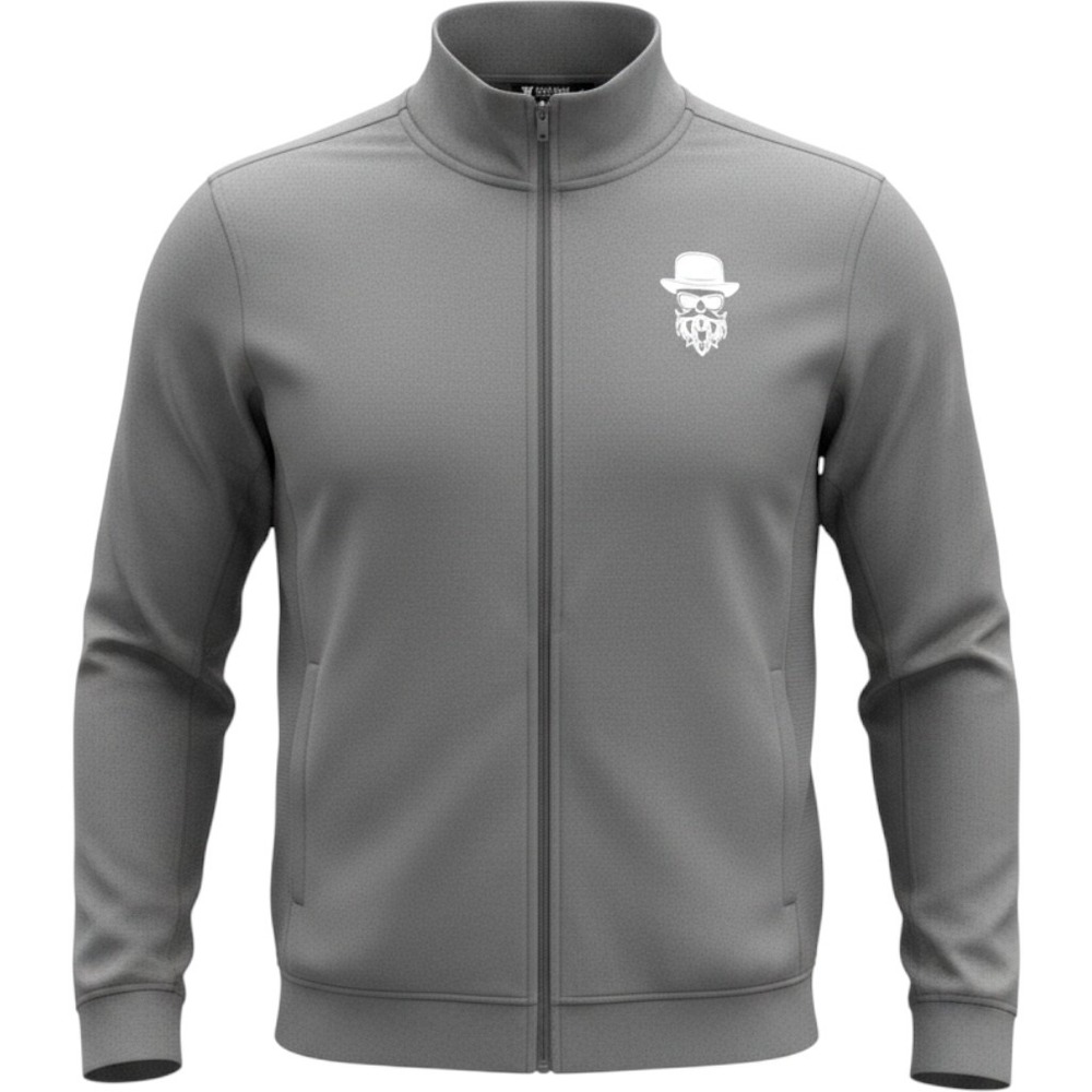 Levelwear Alec Full Zip Jacket Mens Large Heather Charcoal Graphic Golf (NWT 95)